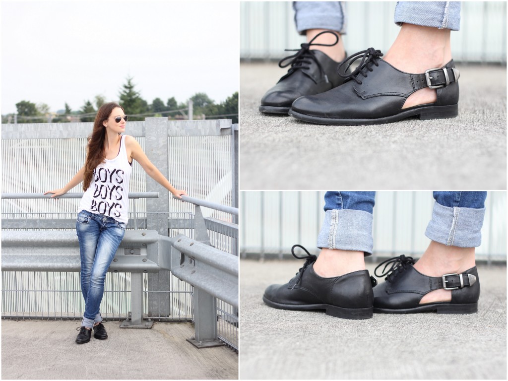 boys tanktop cut out shoes sacha jeans fashion joyce ray ban