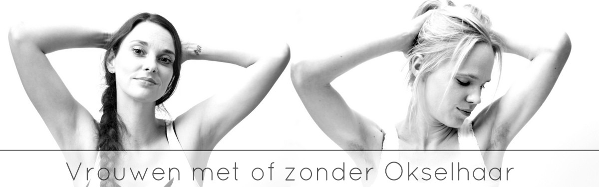 vrouwen met of zonder okselhaar