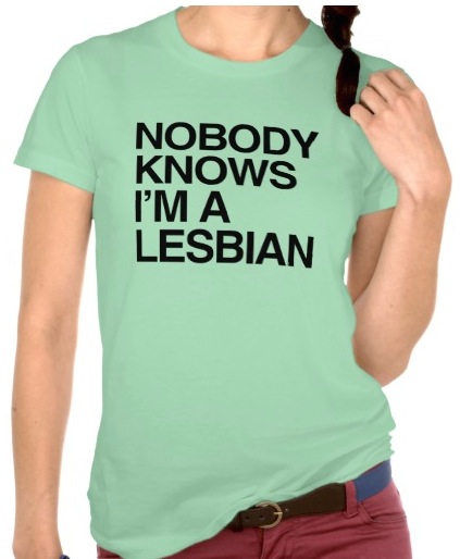 t-shirt lesbi grappig