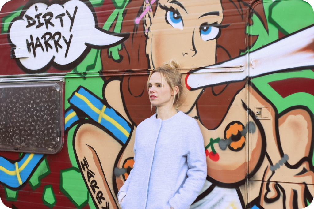 blue oversized jas zara