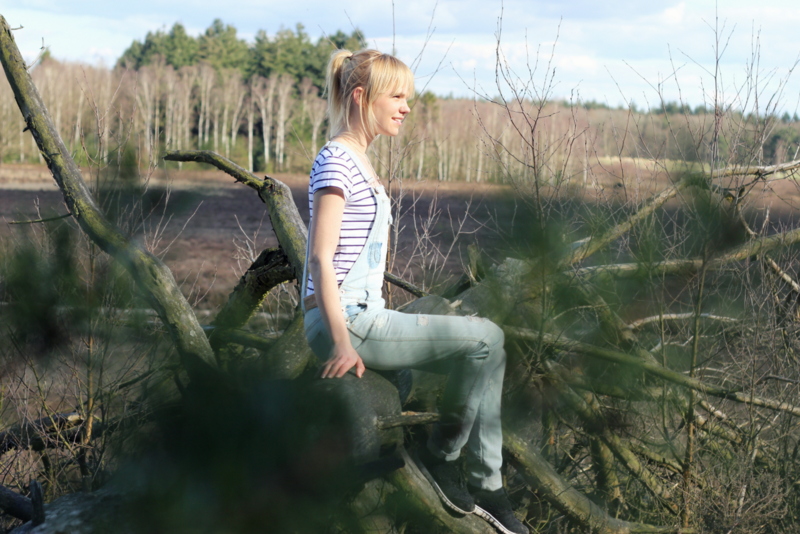 Tuinbroek de sting dungaree lesbi