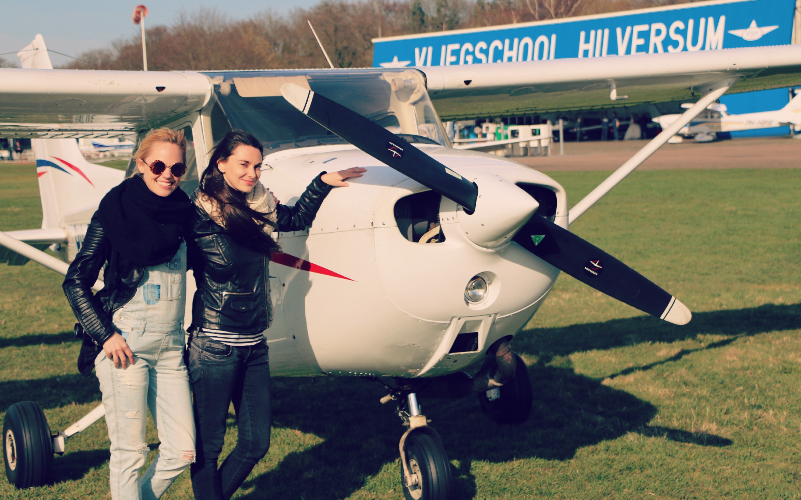 Joyce krijgt vliegles