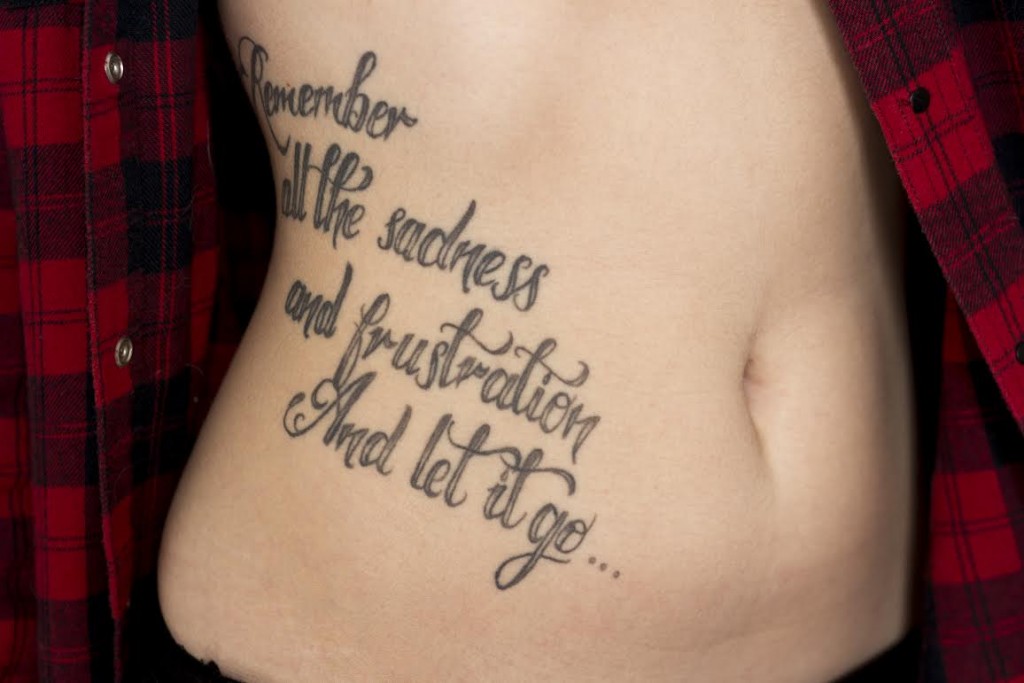 pleeggezin tatoeage verdriet