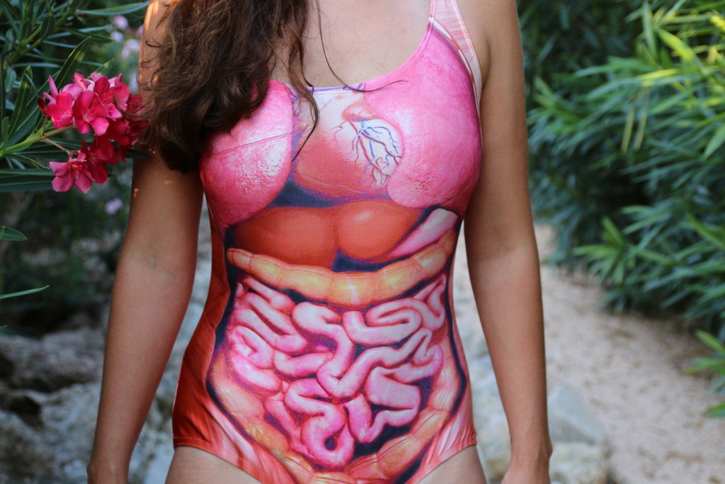 ebay bijzondere badpakken ingewanden organen