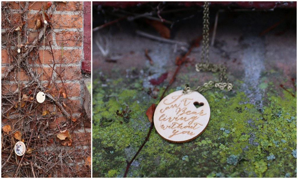 snow & rose sieraden vintage hout