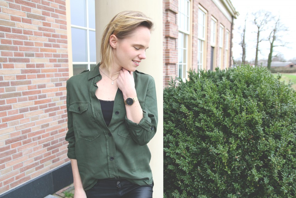 mooi groen groene kleding Cluse horloges