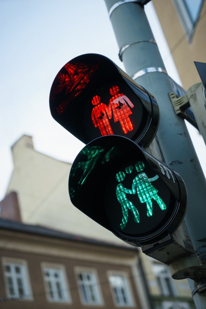 Lesbische stoplichten in Utrecht