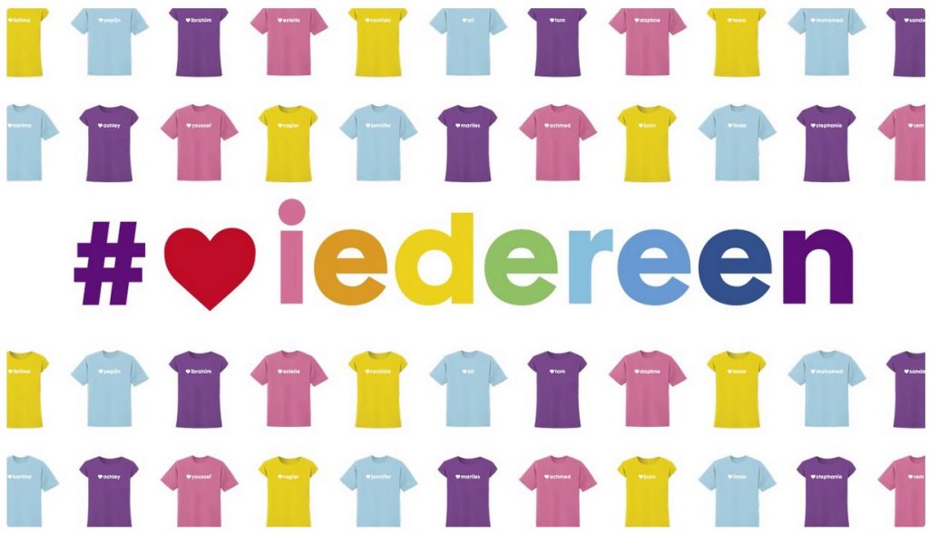 hema pride shirt 2017 liefde is voor iedereen
