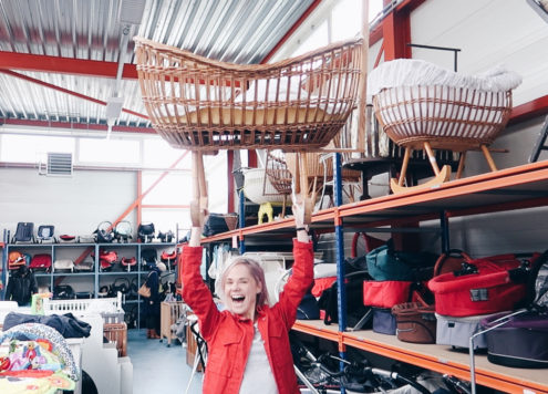over tijd vintage wieg kringloopwinkel utrecht