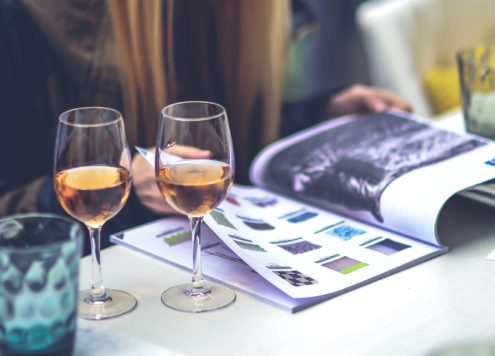 Twee glazen wijn per dag om de storm te stillen