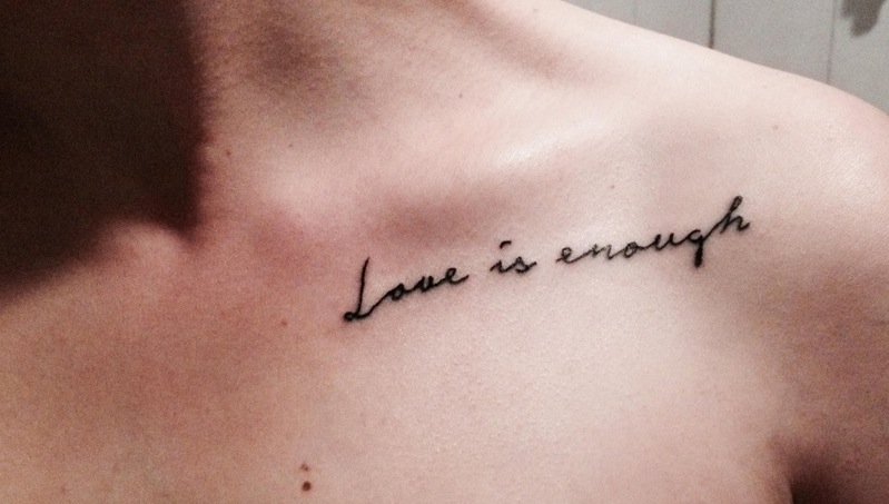 6 mei 2015 heb ik de knoop door gehakt en mijn tatoeage laten zetten, man wat was ik zenuwachtig! Niet omdat ik twijfelde, maar omdat ik er al die tijd zo naar uit had gekeken.