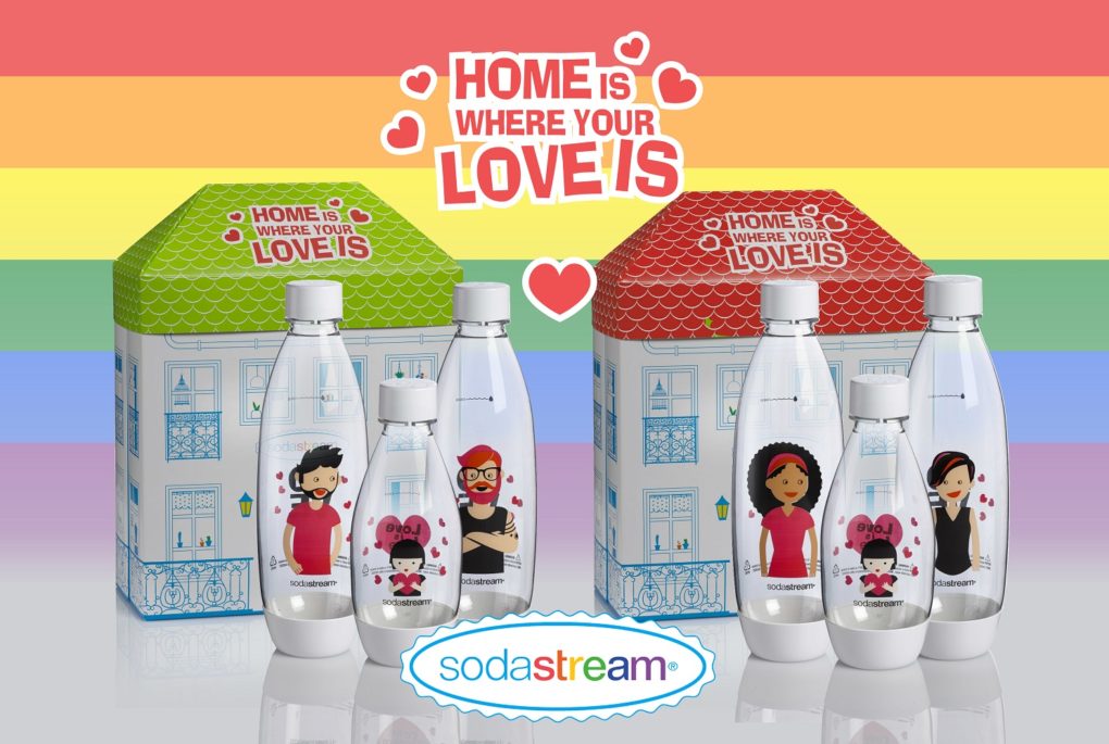 Love is Love limited edition flessenset sodastream