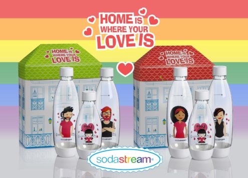 Love is Love limited edition flessenset sodastream