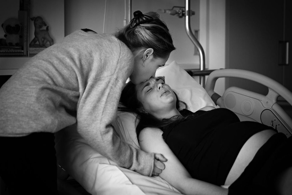 Een geboortefotograaf en ons bevallingsverhaal