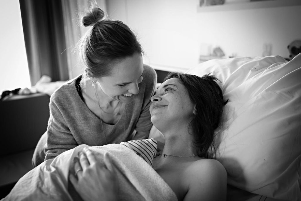 Een geboortefotograaf en ons bevallingsverhaal