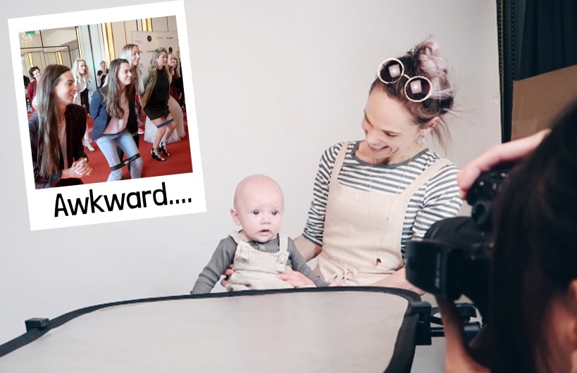 Eerste pasfoto en intens event