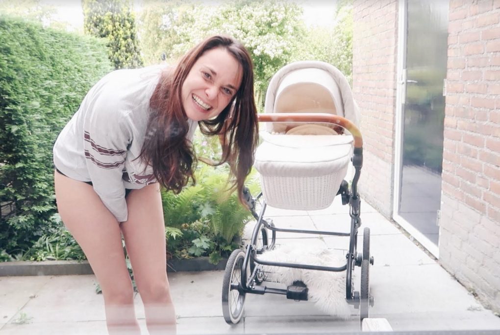 buik na zwangerschap buiten slapen