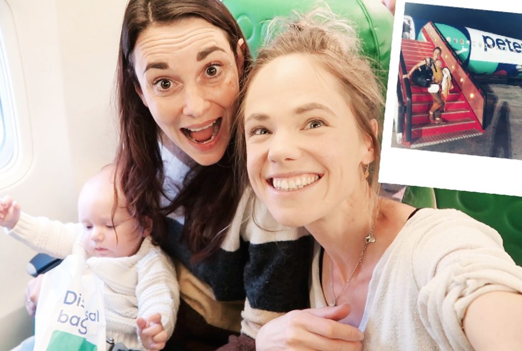 met baby naar ibiza viegen vliegtuig
