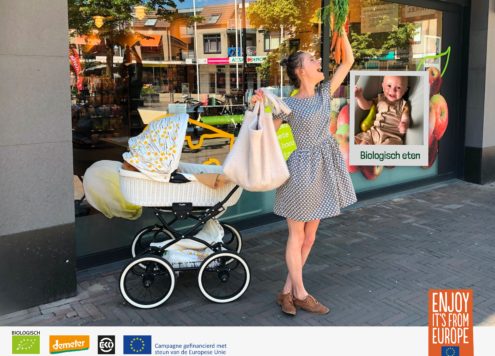 Onze biologische boodschappentas