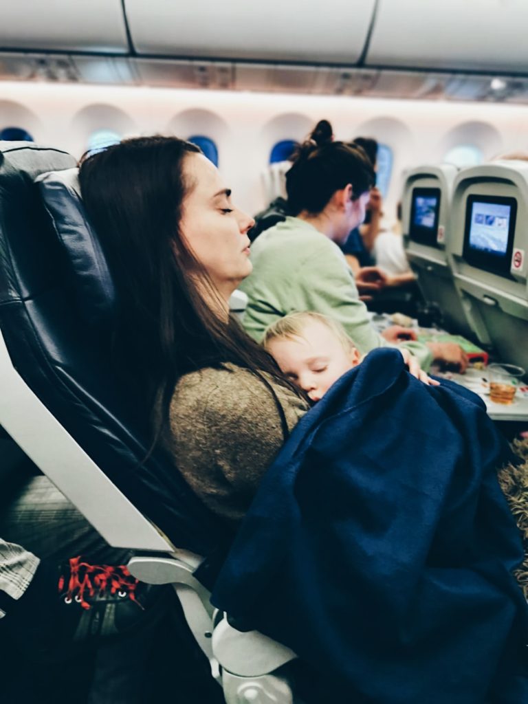 vliegen met een dreumes