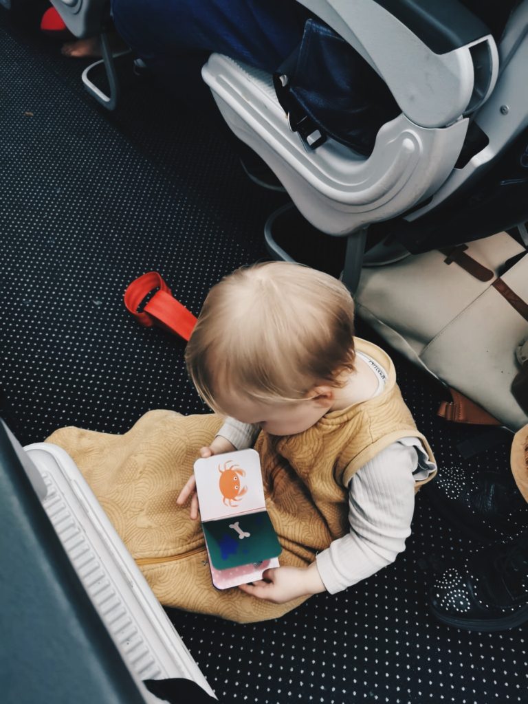 vliegen met een dreumes