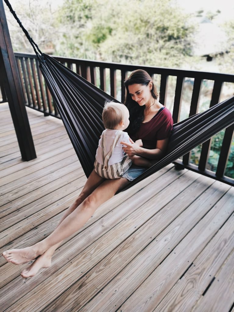 vliegen met een dreumes