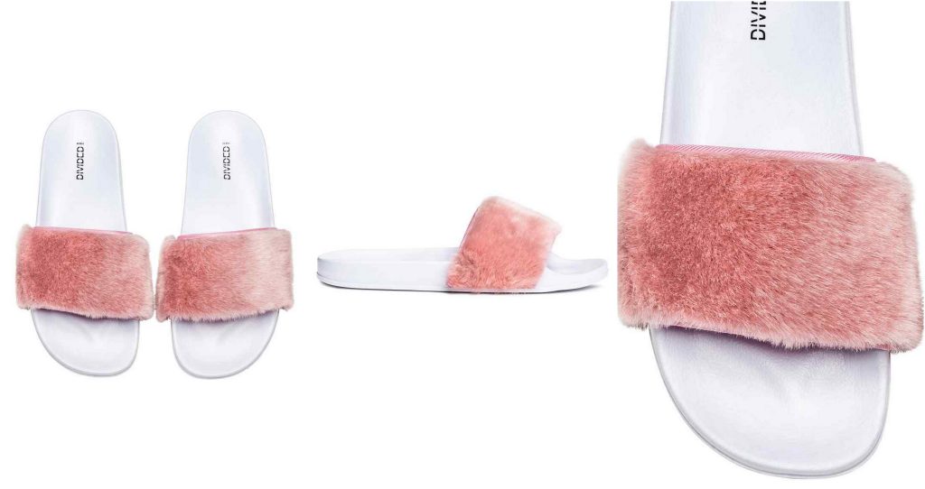 slippers met bont fluffy