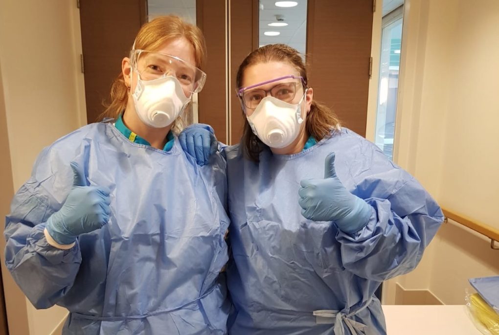 Verpleegkundige op de Corona afdeling