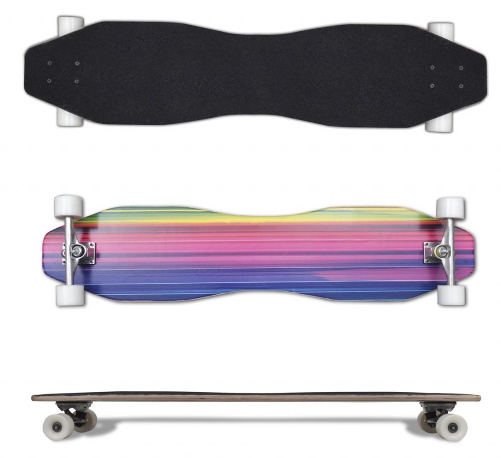 regenboog longboard