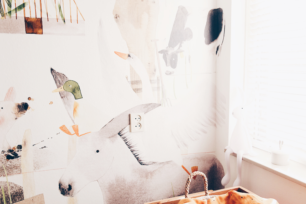 Behang voor de babykamer of kinderkamer