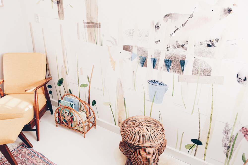 Behang voor de babykamer of kinderkamer