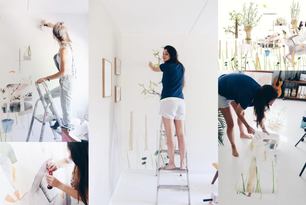 Behang voor de babykamer of kinderkamer